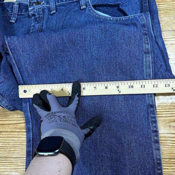 NEW Wrangler Men’s 48x36 Jeans Rugged Wear Regular Fit Relaxed Medium Wash - Picture 13 of 16